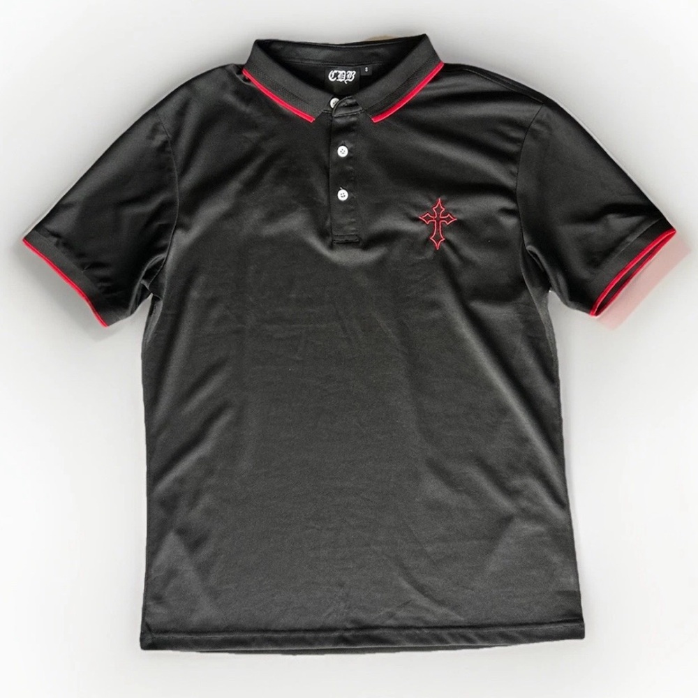 Camino De Benediciones Cross Polo Men’s Shirt Small